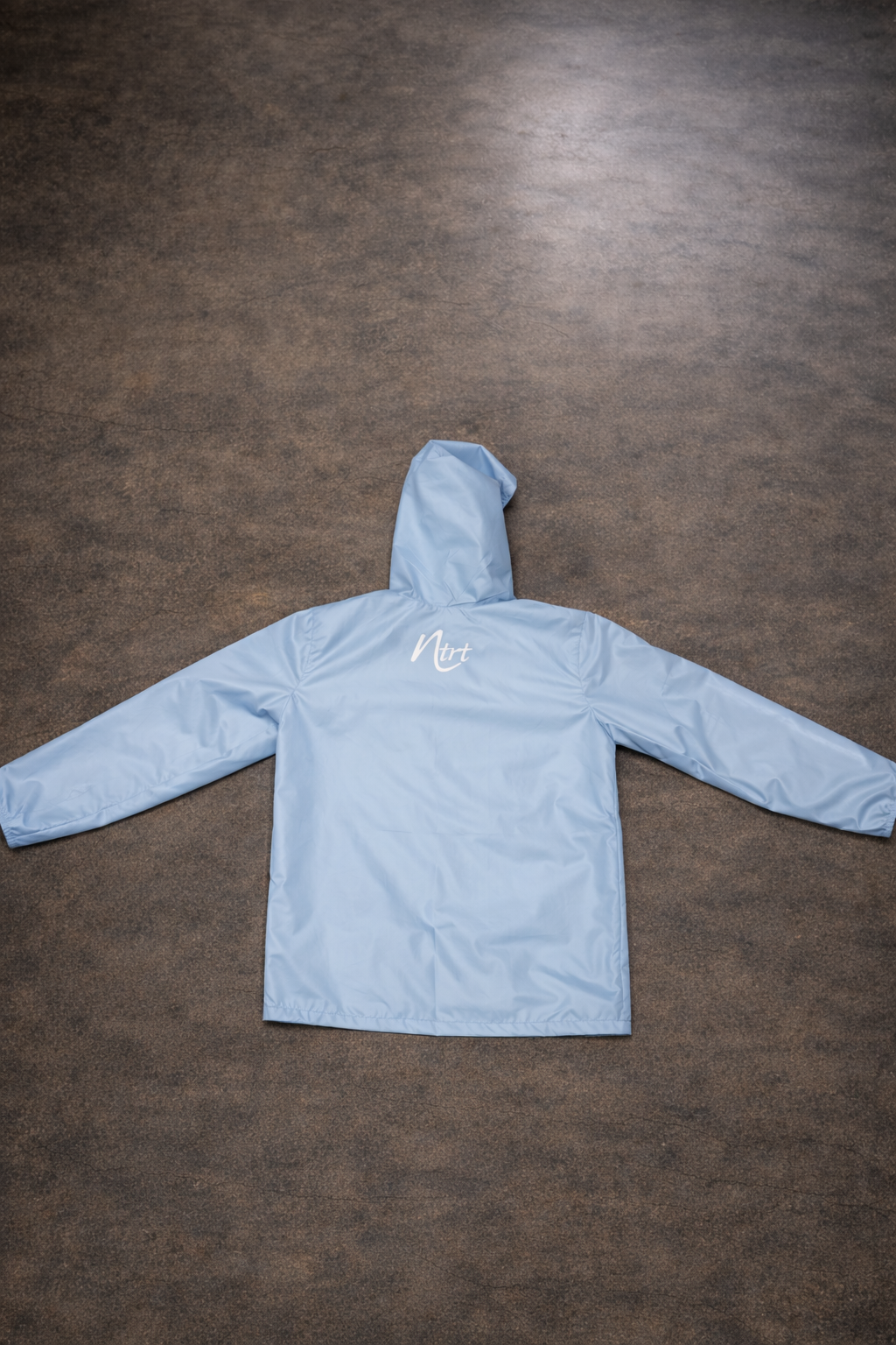 Baby blue windbraker